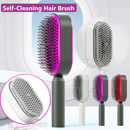 Self-Cleaning Hair Brush – Smooth, Pain-Free, Frizz-Free Hair - Lifekit Co.